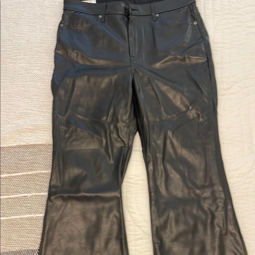 Gap ‘70s Flare High Rise Leather Pants